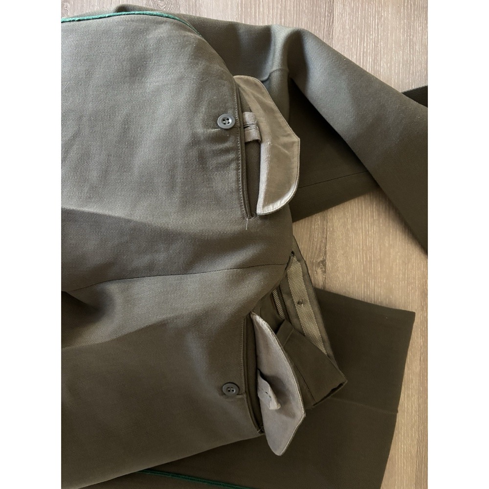 Vintage Austrian Wool Army Field Pants Mens 29X32.5 Military Utility Button Fly - Picture 8 of 13